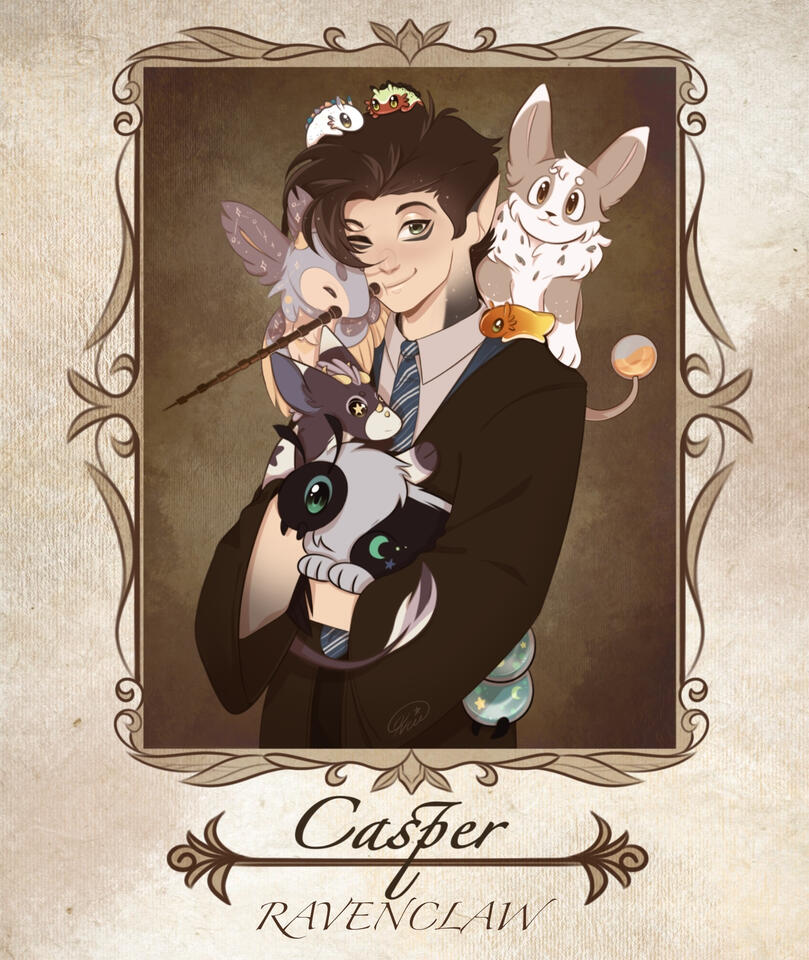 Casper - Hogwarts Yearbook Photo